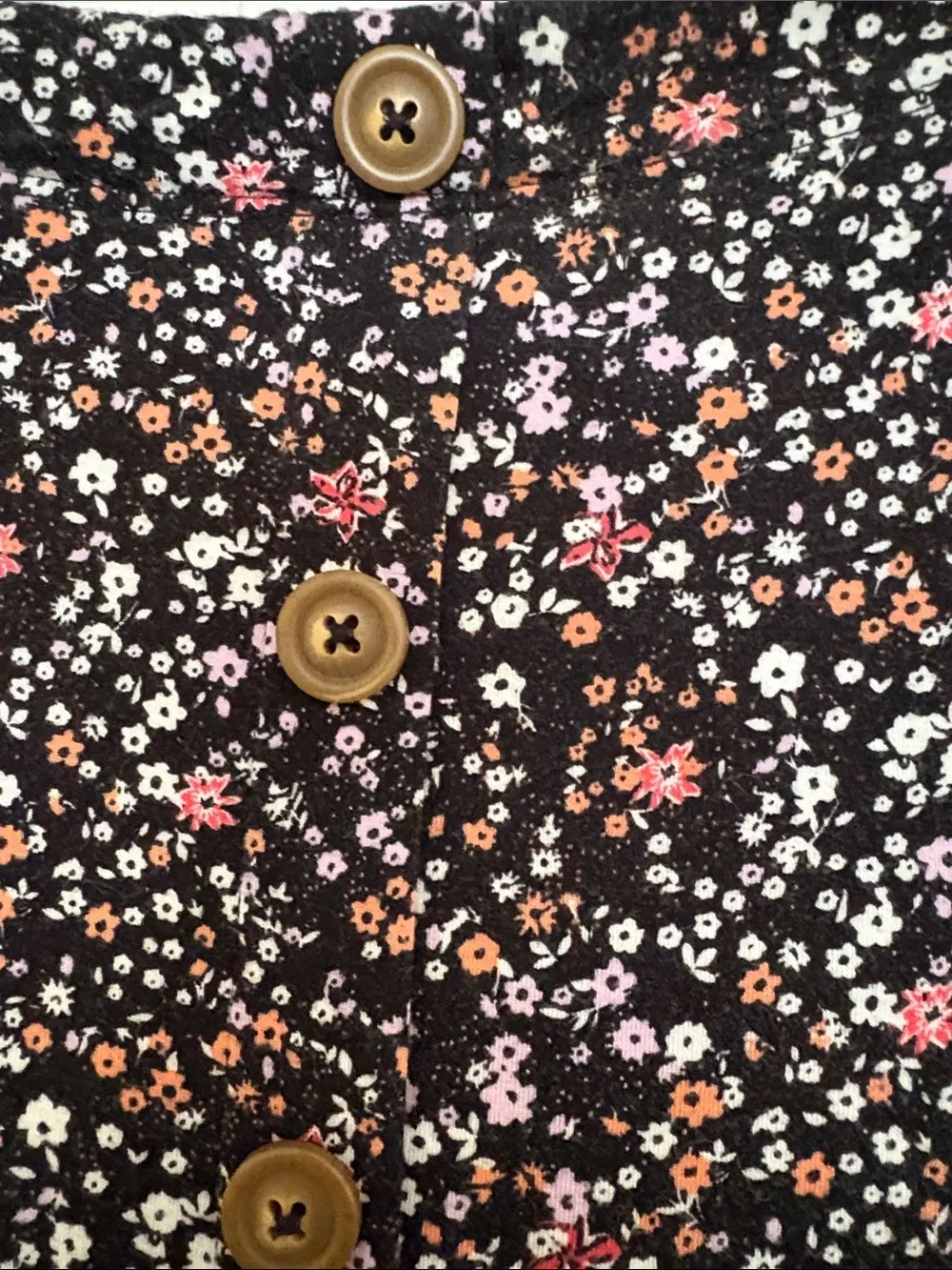 SO  Skirt with Pink & Red Ditsy Floral